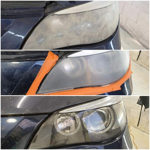 Before & After Headlight Restoration